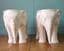 Italian ceramic elephant side tables - HOLD